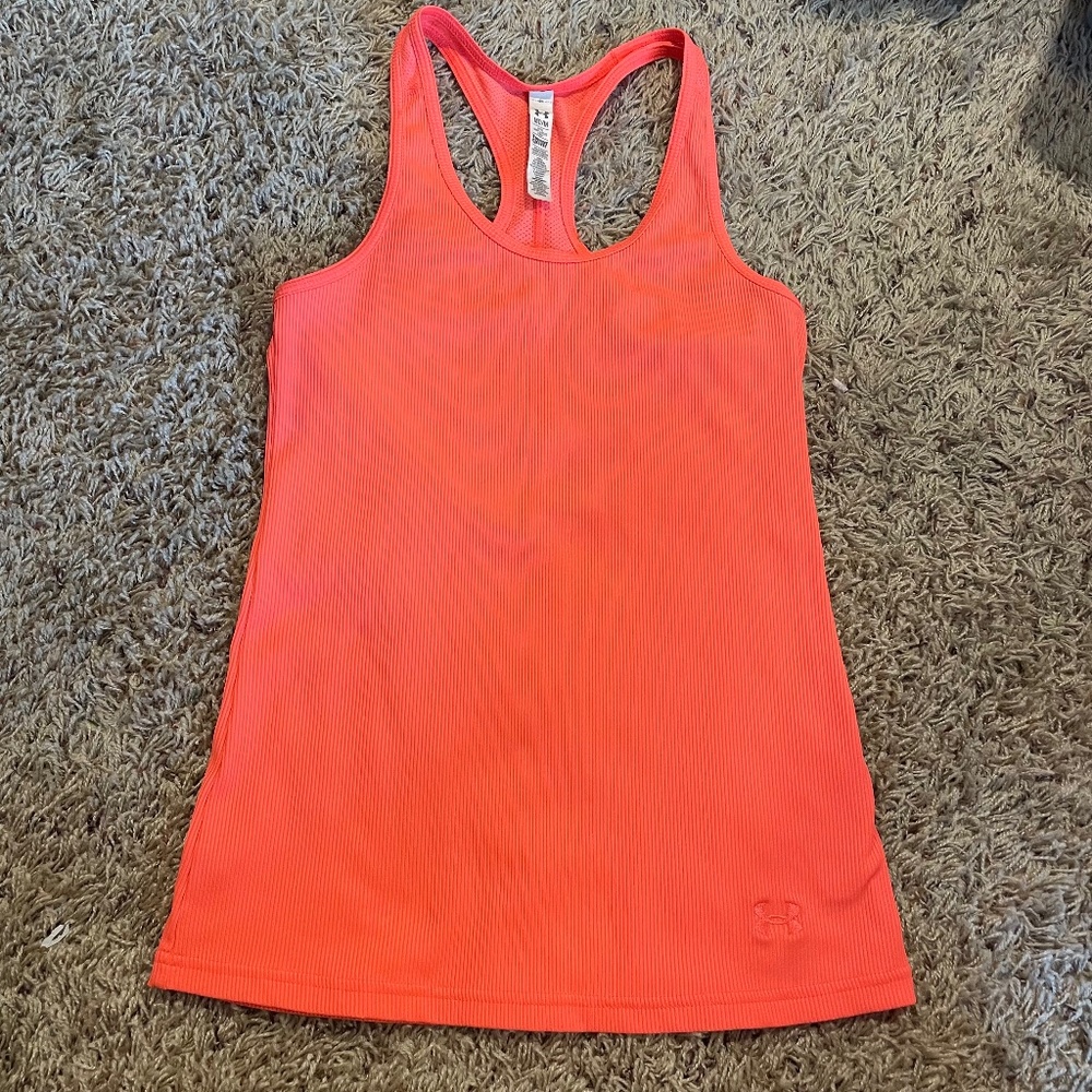 Under Armour Women’s Running Razorback Tank Heat Gear Size Medium